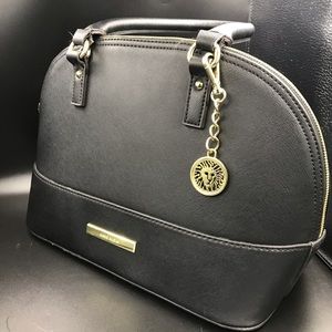 Anne Klein Satchel Handbag bag black